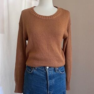 Paige Bea Metallic Camel Knit